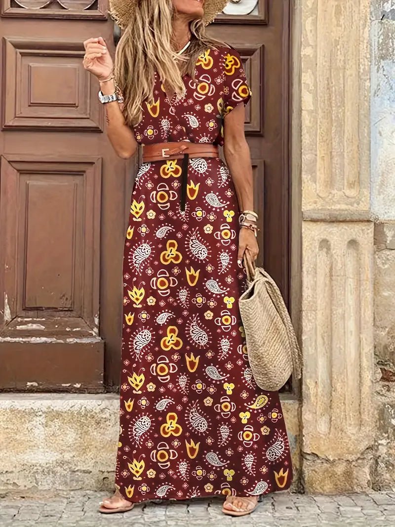 Boho Maxi Sukienka dla Kobiet